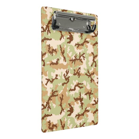 Wüstentarnung Mini Klemmbrett (Schrägansicht)