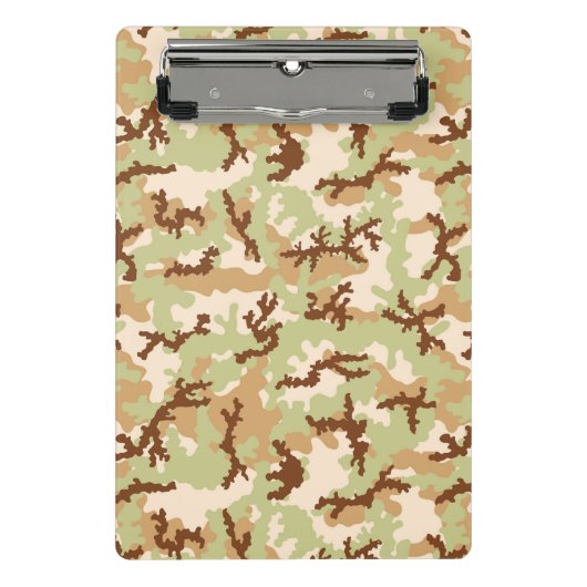 Wüstentarnung Mini Klemmbrett (Vorderseite)