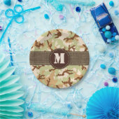 Wüstentarnung Pappteller (Party)