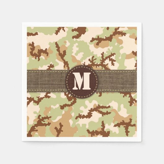 Wüstentarnung Serviette (Vorderseite)