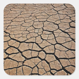 Wüstentextur Quadratischer Aufkleber