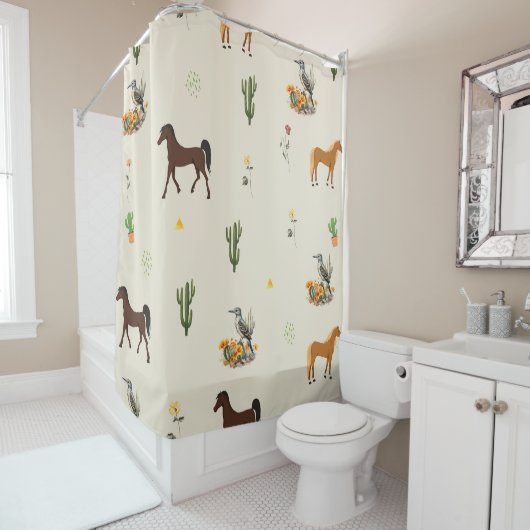 Wüstentiere im Südwesten duschen Vorhang (Beispiel)