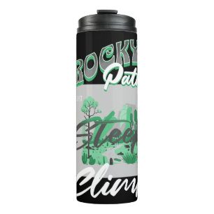 🌅 "Wüstenträume: Exklusives Rocky Path Adventure  Thermosbecher
