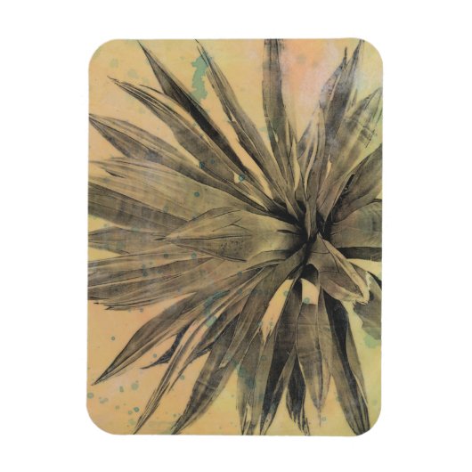 Wüstenträume | Grüne Pflanze Magnet (Vertikal)