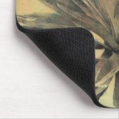 Wüstenträume | Grüne Pflanze Mousepad (Ecke)