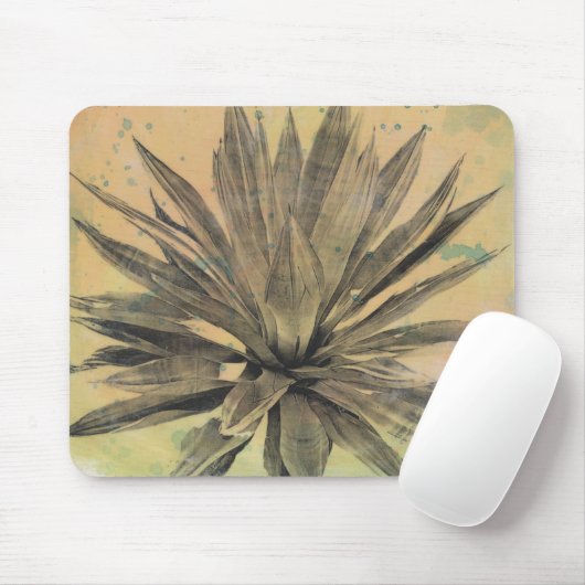 Wüstenträume | Grüne Pflanze Mousepad (Mit Mouse)