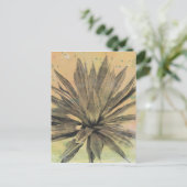 Wüstenträume | Grüne Pflanze Postkarte (Stehend Vorderseite)