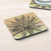 Wüstenträume | Grüne Pflanze Untersetzer (Linke Seite)