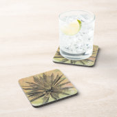 Wüstenträume | Grüne Pflanze Untersetzer (Rechte Seite)