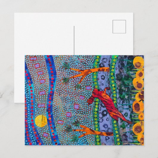 Wüstenträume Postkarte (Vorne/Hinten)