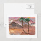 Wüstenträume Postkarte (Vorne/Hinten)