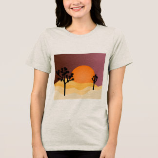Wüstenträumen in Farbe Tri-Blend Shirt