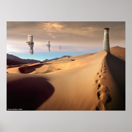 Wüstenturm Poster (Vorne)