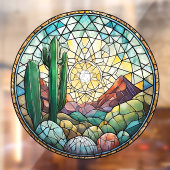 Wüstenuhr der Südwestküste Fensteraufkleber (Blatt 2)