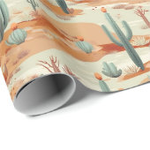 Wüstenverpackungspapier, Kaktus-Geschenkverpackung Geschenkpapier (Rolleneckpunkt)