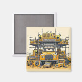 Wüstenverteidiger Magnet (Vorderseite/Rückseite)