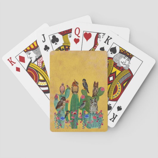 WÜSTENVÖGEL SPIELKARTEN (Rückseite)