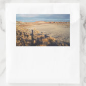 Wüstenwache: versteinertes Forest National Park Fo Rechteckiger Aufkleber (Tasche)