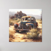 Wüstenwagen Leinwanddruck (Vorderseite)