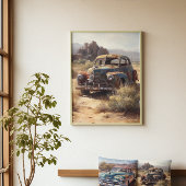 Wüstenwagen Leinwanddruck