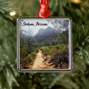 Wüstenwanderweg Sedona Arizona Ornament Aus Metall
