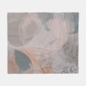 Wüstenwassertropfen Fleecedecke (Vorderseite (Horizontal))