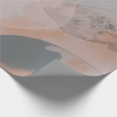 Wüstenwassertropfen Geschenkpapier (Ecke)