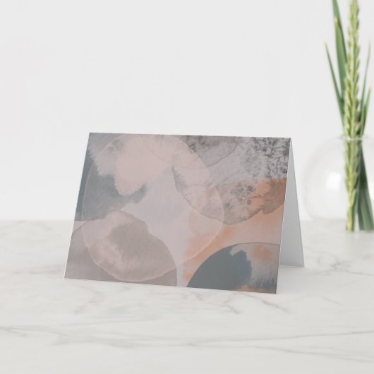 Wüstenwassertropfen Karte (Vorderseite)