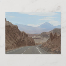 Wüstenweg, Atacama Wüste Chile Postkarte
