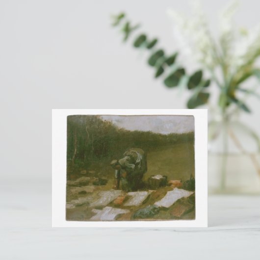 Wüstenwut, Vincent van Gogh Postkarte (Stehend Vorderseite)