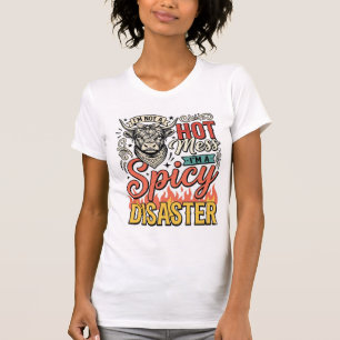 Wüstes Highland-Rind Vintage-Western-Shirt T-Shirt