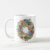Wüstesaftige Wreath-Tasse Kaffeetasse (Links)