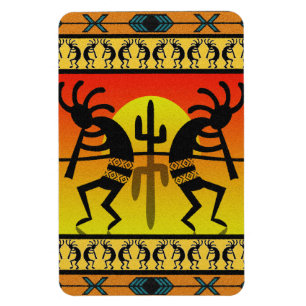 Wüstesun-Kaktus Kokopelli südwestlich Magnet