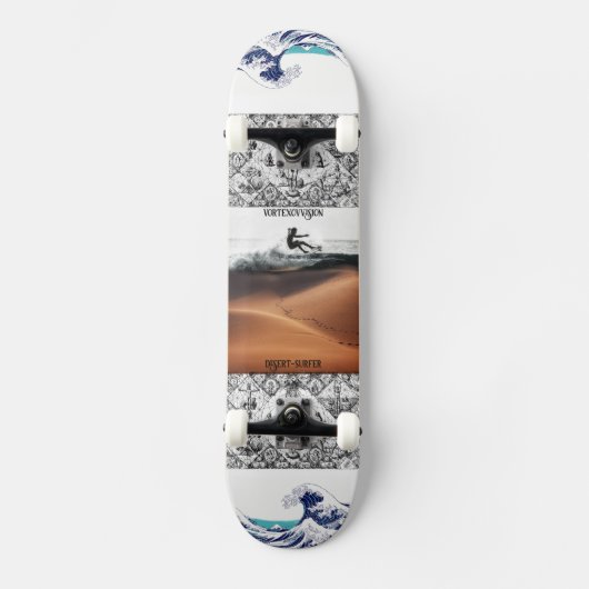 WüsteSurfer/Vortexovvision Skateboard (Vorderseite)