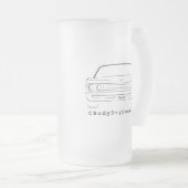 Wut 69 mattglas bierglas (VorderseiteRechts)