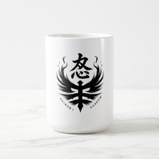 Wut-Emblem Ninja-Wappen Kaffeetasse