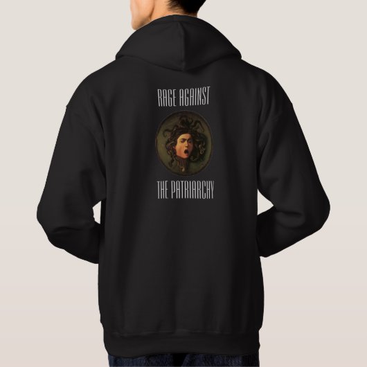 Wut gegen das Patriarchat Hoodie (Rückseite)