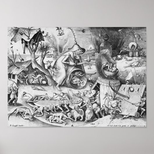 Wut (Ira), Die sieben Toten Sünden Poster (Vorne)