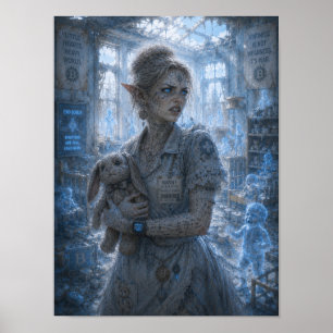 Wut / Kindermädchen / Kinderzimmer Poster