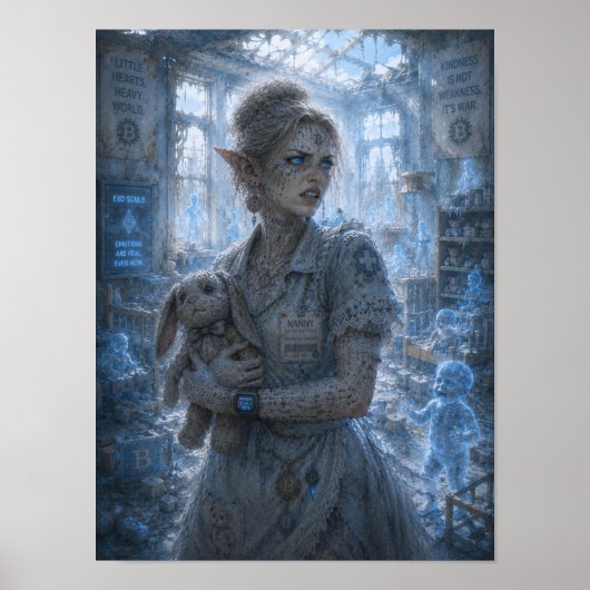 Wut / Kindermädchen / Kinderzimmer Poster (Vorne)