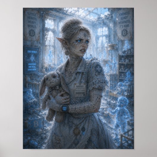 Wut / Kindermädchen / Kinderzimmer Poster (Vorne)