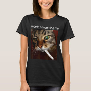 Wut verbraucht mich Albernes Starren Lustiges Rauc T-Shirt