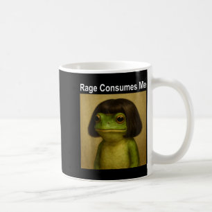 Wut verbraucht mich Frosch Lustiger Frosch Bob Fri Kaffeetasse