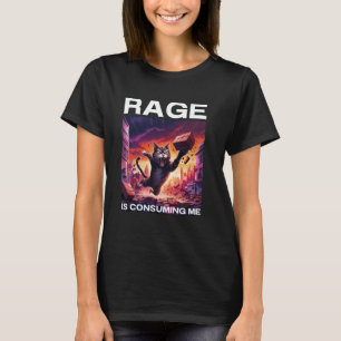 Wut verbraucht mich lustiges albernes starrendes K T-Shirt