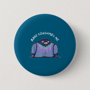 Wut verbraucht mich lustiges Geon-Meme handgezeich Button