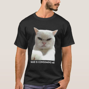 Wut Verzehrt Mich Meme Katze Meme Seltsam Spezifis T-Shirt