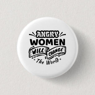 Wut wird die Welt verändern Button