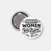 Wut wird die Welt verändern Magnet (Vorderseite/Rückseite)