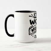 Wut wird die Welt verändern Tasse (Links)
