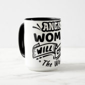 Wut wird die Welt verändern Tasse (Vorderseite Links)